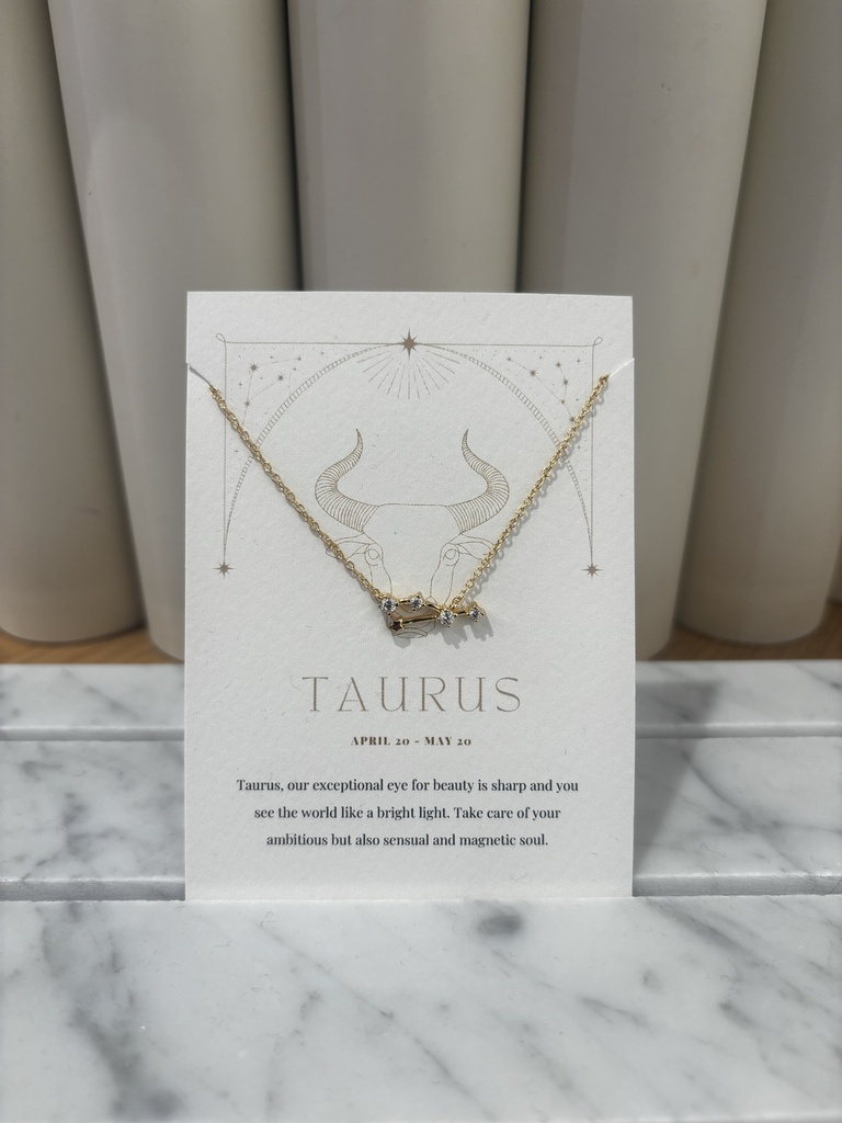 Collier Taureau -  Signe Astro - Collection PAL     