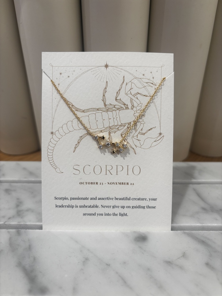 Collier Scorpion -  Signe Astro - Collection PAL          