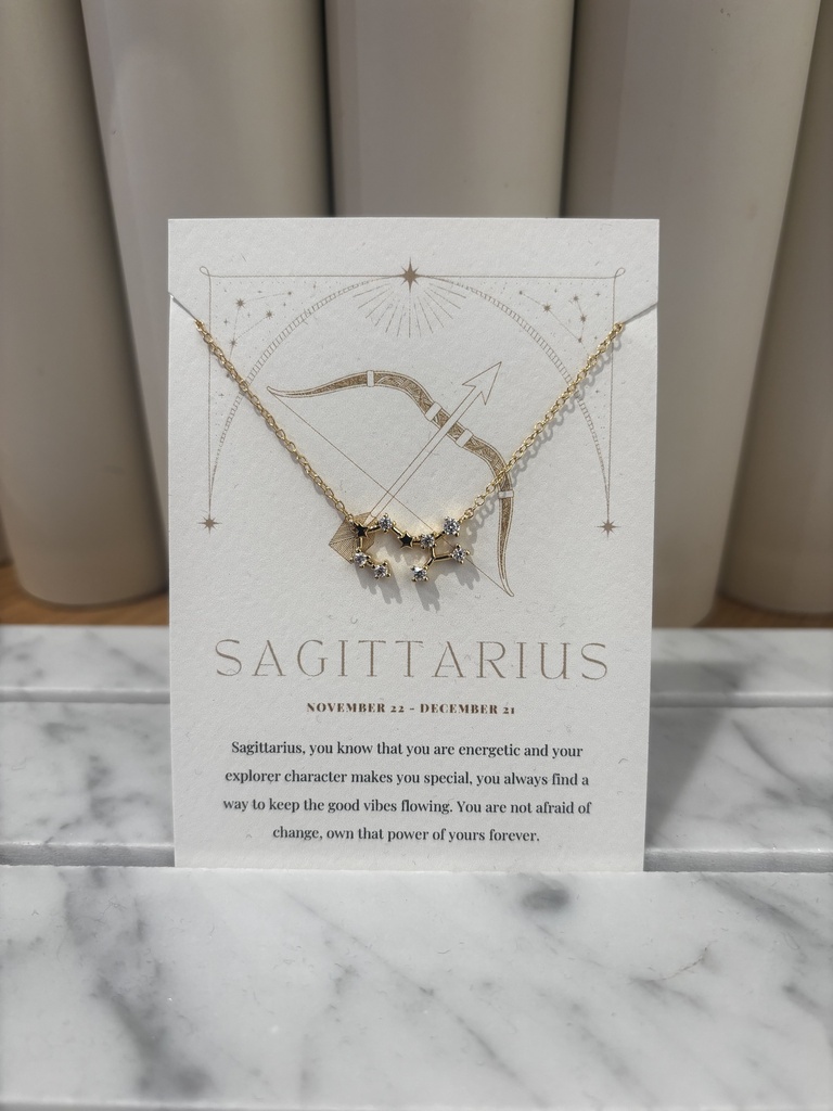 Collier Sagittaire -  Signe Astro - Collection PAL           