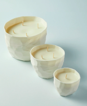 Bougie - Whimsy Ceramic - Bougie à facettes Medium