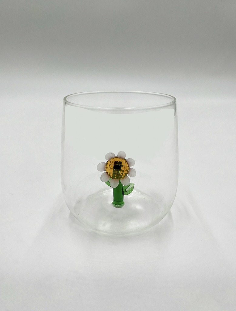 Verre tournesol - 1 pièce 