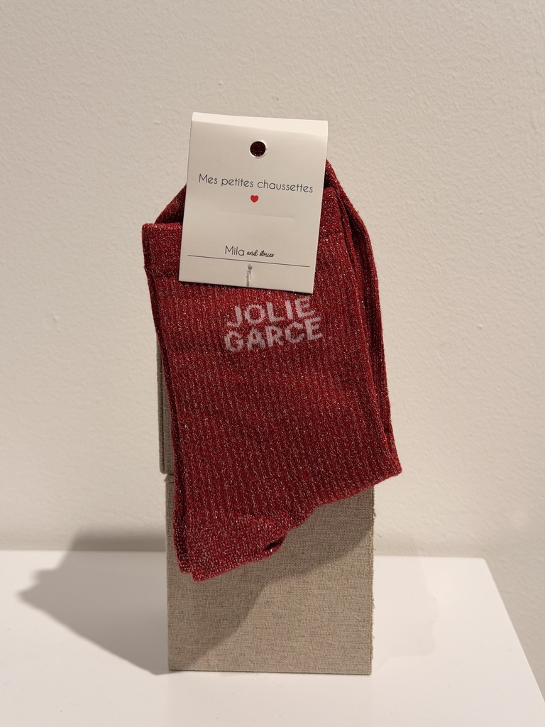 Chausettes  pailletées - Jolie Garce 