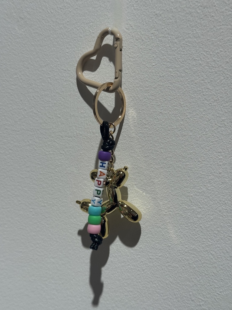 Porte-clefs - chien - happy