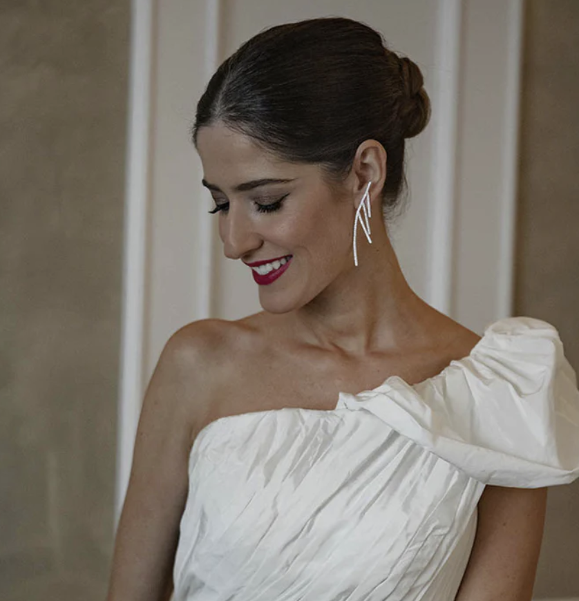 LOC - ACUS - Bijoux - Boucles d'oreilles branche strass 