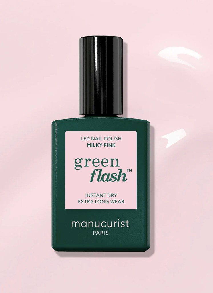 Vernis Semi Green Flash - MILKY PINK - Manucurist  