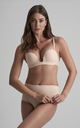BYE BRA - Deep Plunge Strapless Bra Beige