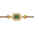 BRACELET GREEN SHINY ART DECO- MYA BAY   