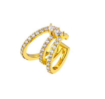 EARCUFF -  WHITE MALIA - MYA BAY   