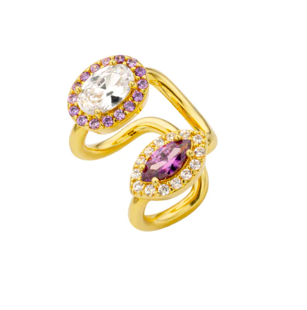 EARCUFF -  PURPLE YAMATO - MYA BAY    