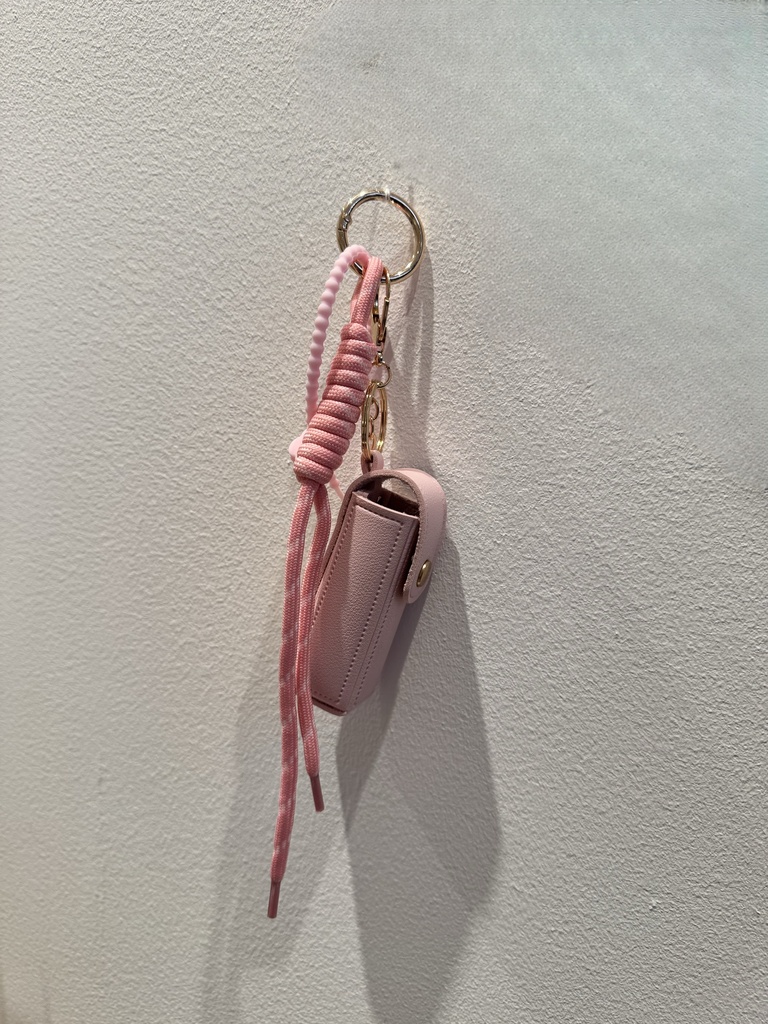 Porte-clefs - Porte gloss rose