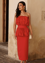 Robe midi bustier  - T38 - P0063