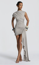 Robe Courte Grise - P0066