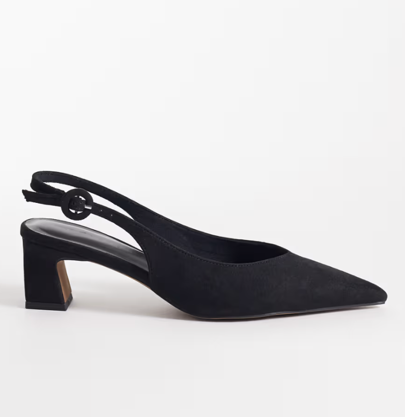 Talons noir à bout carré - taille 39 - T42