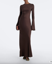 ROTATE - Robe Longue en Satin - T38 - P0078