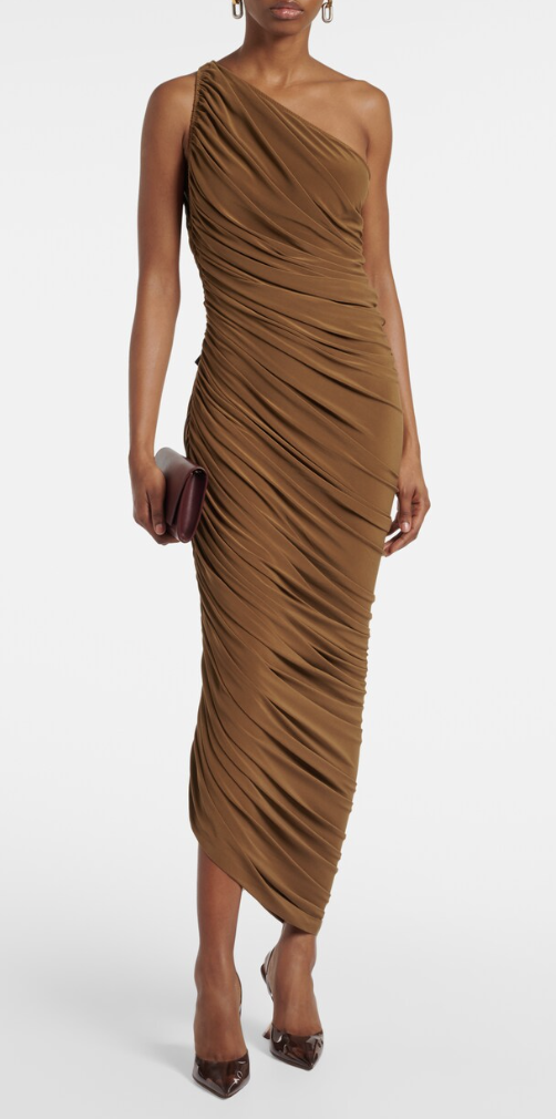 NORMA KAMALI - Robe Diana mocha - T36 -P0089