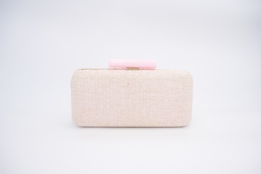 Sac rose pâle motifs - A700