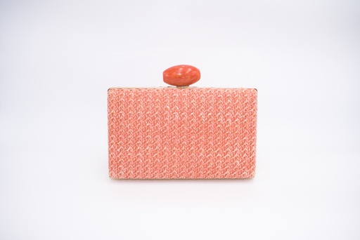 Sac orange effet osier - A737