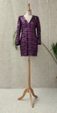 Aniye by - Robe courte sequins mauves - C02984
