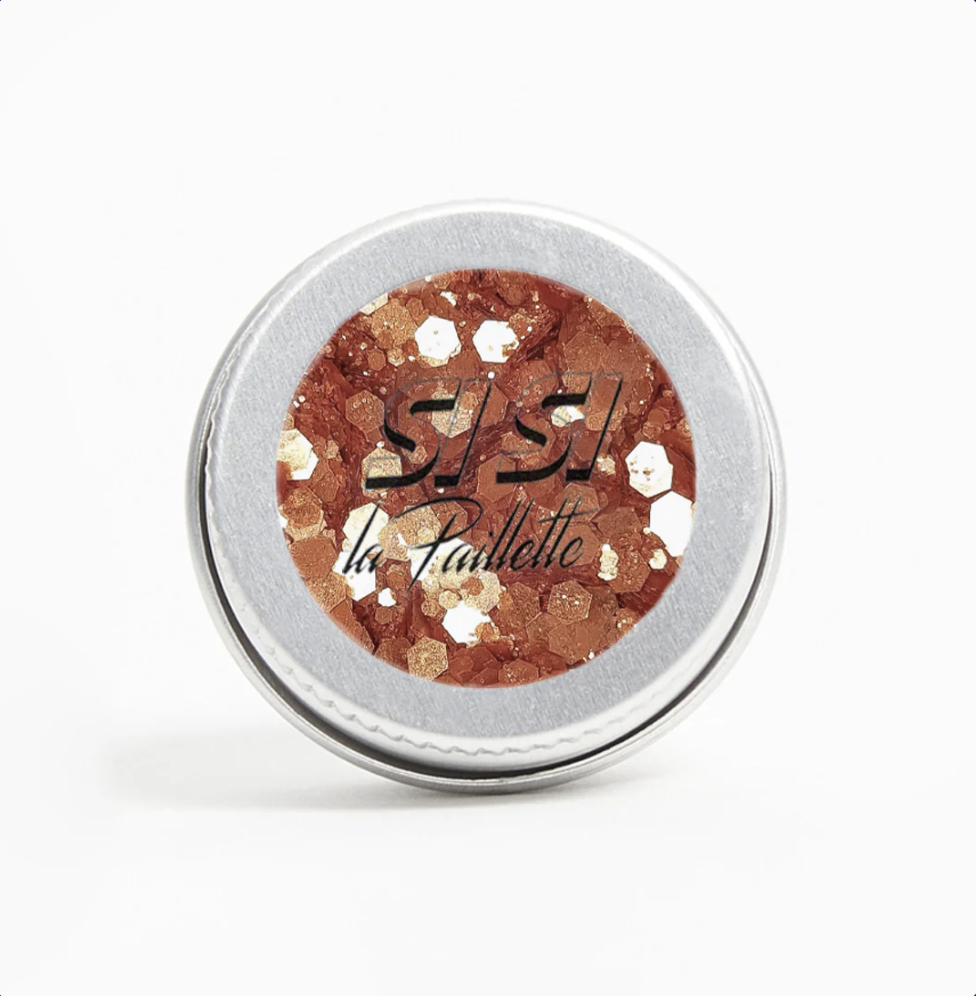 Paillettes Biodégradables Cuivre MOUSTACHE - SISI LA PAILLETTE