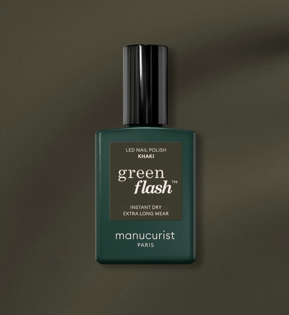 Vernis Semi-Permanent Green Flash - KHAKI - Manucurist
