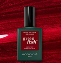 Vernis à ongles semi permanent Green Flash Red Hibiscus - Manucurist