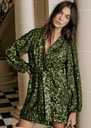 SEZANE - Robe Mini verte ADELINA - T36 - C03020