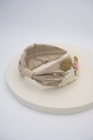 HEADBAND BANDEAU RIGIDE GRIS PERLES - A883