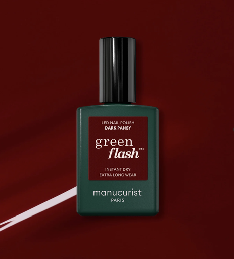 [26501] Vernis Semi-Permanent Green Flash - DARK PANSY - Manucurist