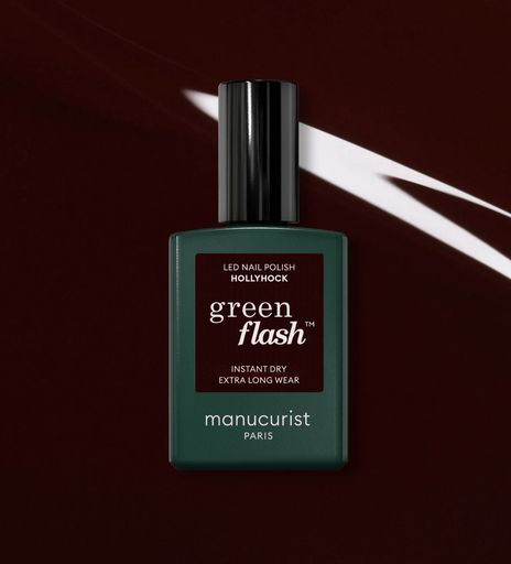 [26502] Vernis Semi-Permanent Green Flash - HOLLYHOCK - Manucurist