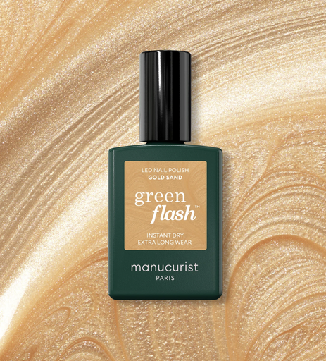 [26508] Vernis Semi-Permanent Green Flash - GOLD SAND - Manucurist
