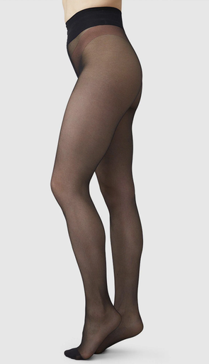 Collants résistants MALVA 20 Deniers - Noir - Swedish Stockings