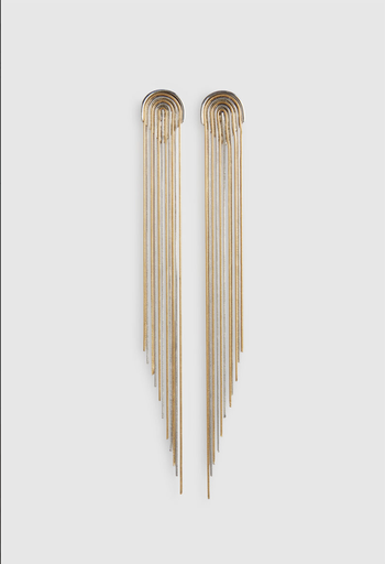 [A902] CLAUDIE PIERLOT - Bijoux - Boucles d'oreilles chain ear rings A902