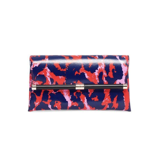 [A904] Diane von Furstenberg - Sac Imprimé Rose  - A904