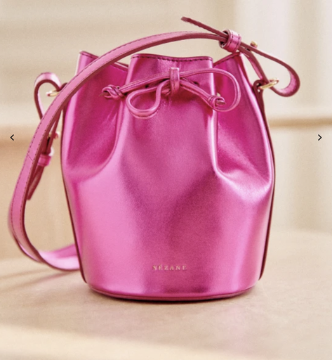 [A905] SEZANE - Sac Rose MICRO FARROW  - A905