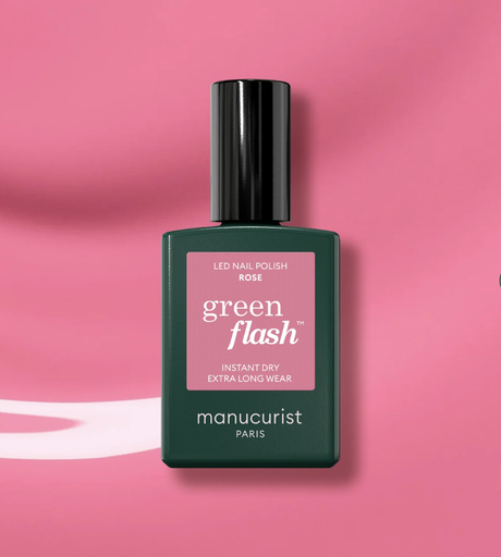 Vernis Semi-Permanent Green Flash - ROSE - Manucurist