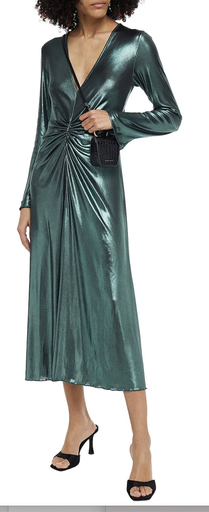 ROTATE - Robe Midi verte EMERALD - T38 - C03086