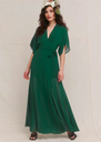 REFORMATION - Robe Midi Verte WINSLOW - T40 C03096