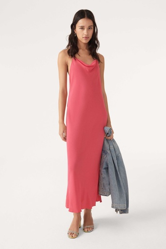 [C03226] BASH - FAME - Robe rose fushia - C03226