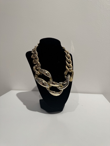 [A1019] LOC - ESSENTIEL - Bijoux - Collier grosse maille doré - A1019