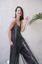Combinaison sequins argents - T34 - C03268
