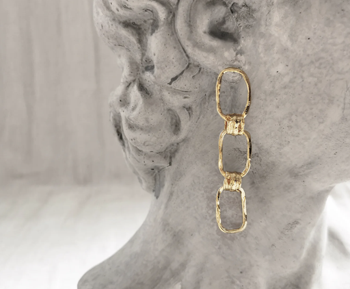 [A1042] LOC - ELISE TSIKIS - Bijoux - Boucles d'oreilles AMBAJI - A1042