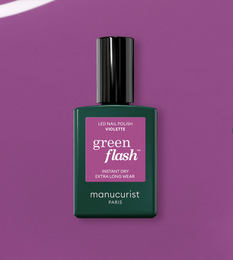 Vernis Semi-Permanent Green Flash - VIOLETTE - Manucurist