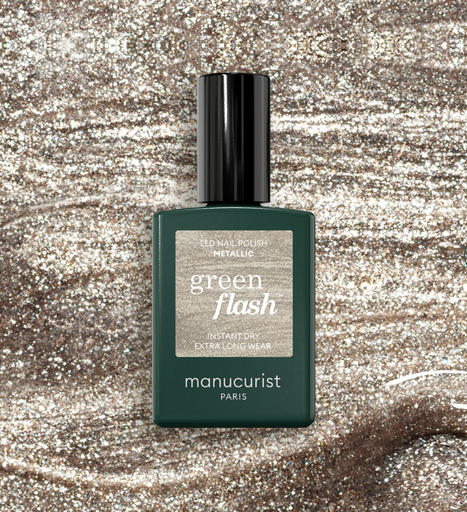 Vernis Semi-Permanent Green Flash - METALLIC - Manucurist
