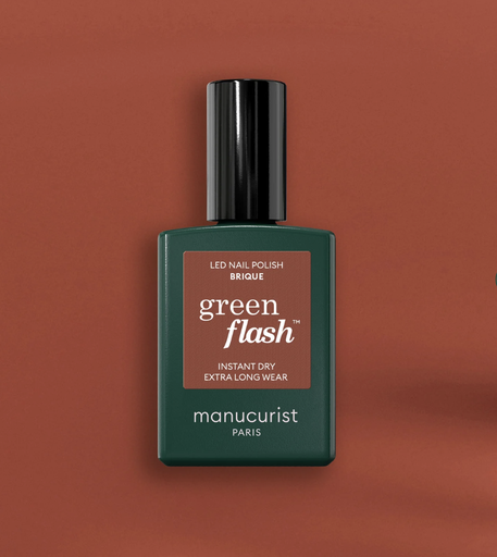 Vernis Semi-Permanent Green Flash - BRIQUE - Manucurist
