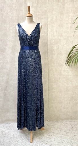 Robe Maxi bleue - T38 - C01752