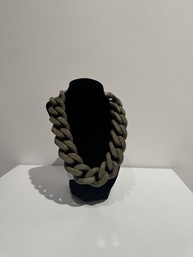 LOC - Vanessa Baroni - Bijoux - Collier kaki - A1068