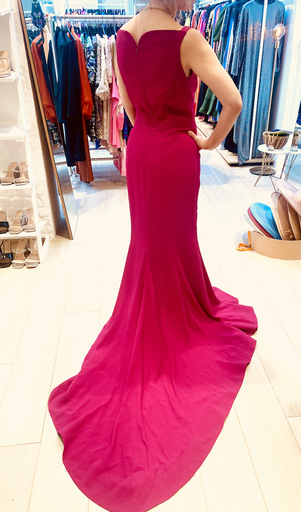 [C03319] LUXE - OSCAR DE LA RENTA - Robe Maxi avec traine - T40 - C03319
