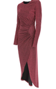 ANIYE BY - Robe Midi rouge irisée - T36 - C03334