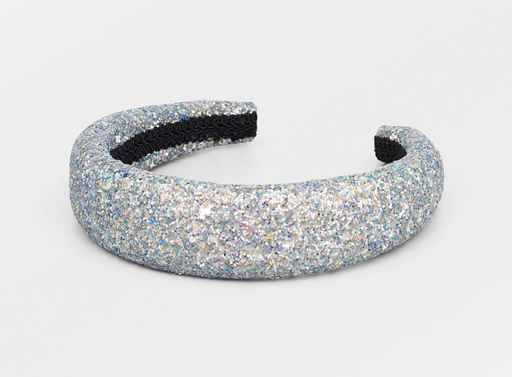 [A1125] Becksondergaard - Headband paillettes argent - A1125