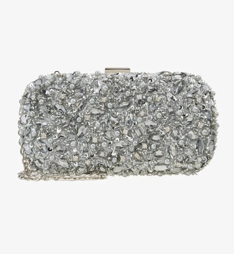 [A1209] Sac perles argentés - A1209